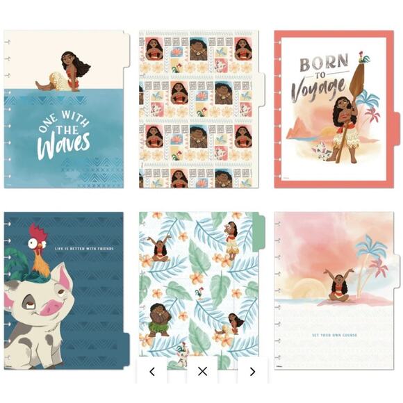 NEW Happy Planner Undated Disney Moana Customizable Classic Planner Vertical Lay - Picture 4 of 9